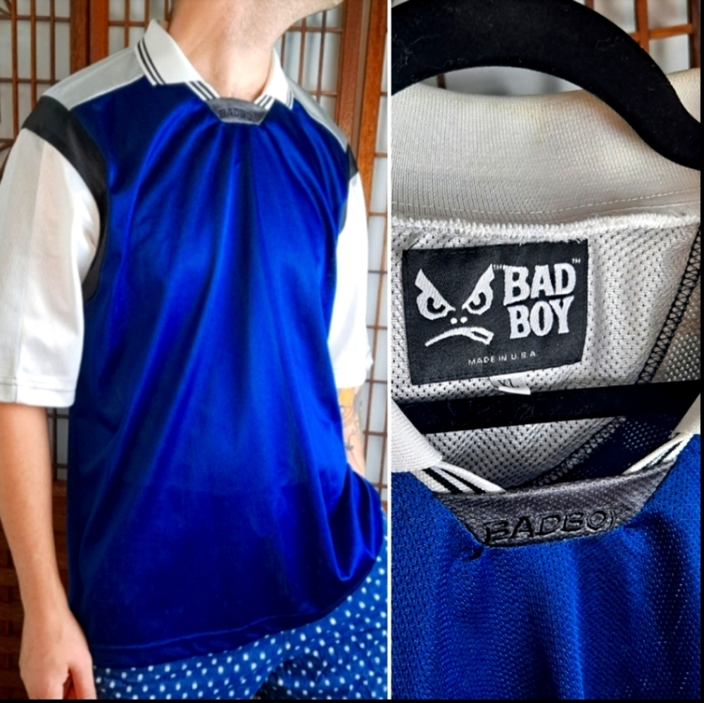 RARE VINTAGE Bad Boy Club 80s Soccer Jersey